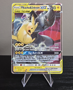 Pokemon TCG Pikachu & Zekrom GX TAG TEAM 33/181 - Near Mint - Image 1