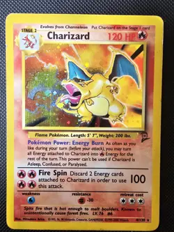 Charizard Base Set 2 Holo Rare 4/130 Pokemon WOTC Vintage - Image 1