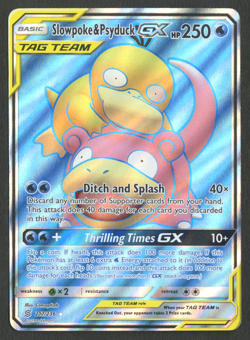 Pokemon TCG: Slowpoke & Psyduck GX 217/236 Unified Minds Full Art - Image 1