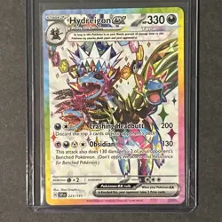 The Pokemon Company Hydreigon ex 223/191 SV08 Ultra Rare Full Art Holo EN 330HP - Image 1