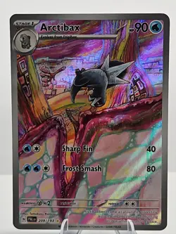 Pokemon TCG Arctibax Holo Illustration Rare SV02: Paldea Evolved 209/193 NM - Image 1