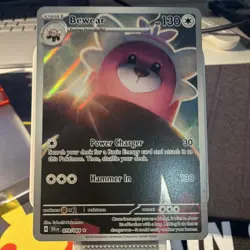 Pokemon TCG Shrouded Fable Bewear 079/064 Illustration Rare NM - Image 1