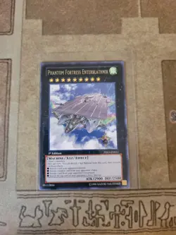 YUGIOH PHANTOM FORTRESS ENTERBLATHNIR PRIO-EN053 RARE 1ST ED NM - Image 1