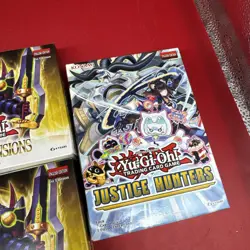 Yu-Gi-Oh TCG - Doom Of Dimensions Mini Booster Box & Justice Hunters Lot of 3 - Image 3
