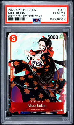 2023 ONE PIECE GIFT COLLECTION 2023 #008 NICO ROBIN PSA 10 - Image 1