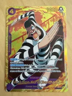 Mr.2.Bon.Kurei (Bentham) EB01-061 SEC PRB02 Reprint English One Piece NM - Image 1