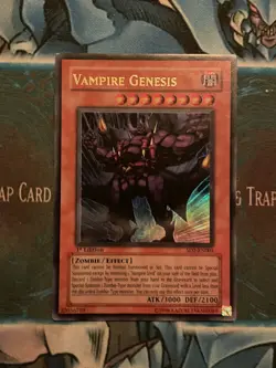 VAMPIRE GENESIS 1ST EDITION Yu-Gi-Oh SD2-EN001 LP - Image 1