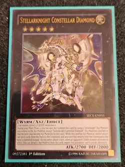 Yugioh! Stellarknight Constellar Diamond SECE-EN051 Ultimate Rare - 1st Edit NM - Image 1