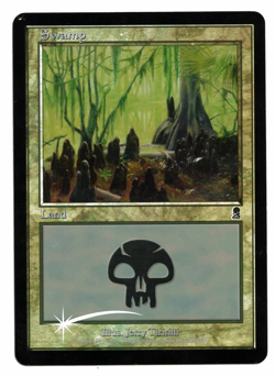 Magic the Gathering MTG Card: Swamp FOIL 339/350 Odyssey! GD - Image 1