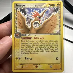 Fearow (Delta Species) 18/100 Crystal Guardians Regular Pokemon Card TCG - Image 1