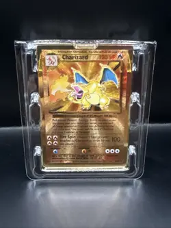 Pokemon Celebrations Gold Metal Charizard Card 4/102 Premium Collection Sealed C - Image 1