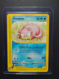 Slowpoke 108/147 Aquapolis Non-Holo NM Vintage Pokemon Card 2002 - Image 3