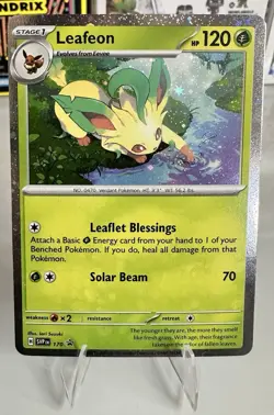 Leafeon 170 Sv: Scarlet & Violet Promo Cards Holo Cosmos Near Mint - Image 1
