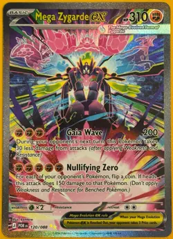Mega Zygarde ex 120 Special Illustration Rare NM, English Pokemon Perfect Order - Image 1