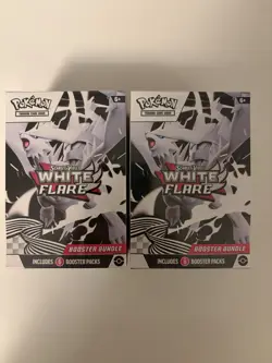 Pokemon White Flare TCG Booster Bundles Factory Sealed - Image 1