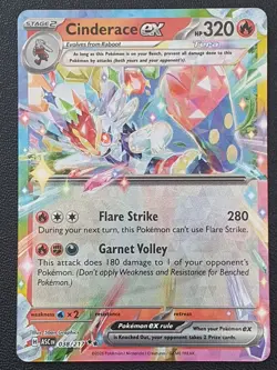Cinderace Ex - 038/217 Ascended Heroes - NM - Pokemon TCG - Image 1