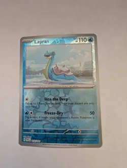 LAPRAS 016/091 PALDEAN FATES POKEMON (REVERSE HOLO, NM) - Image 1