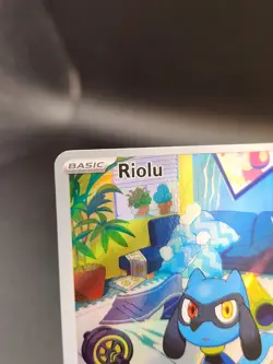 Pokemon TCG Riolu Illustration Rare Holo 215/198 SV01 English NM - Image 3