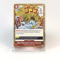 OP04-016 Bad Manners Kick Course English One Piece Card Game - Image 1