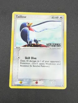 TAILLOW NM/M 86/113 COMMON DELTA SPECIES POKEMON REVERSE HOLO - Image 1
