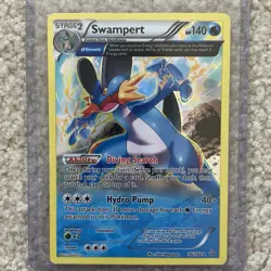 Pokemon Swampert Alpha Growth 36/160 XY Primal Clash Reverse Holo Rare - Image 1
