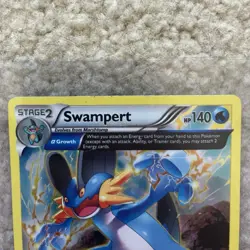 Pokemon Swampert Alpha Growth 36/160 XY Primal Clash Reverse Holo Rare - Image 3