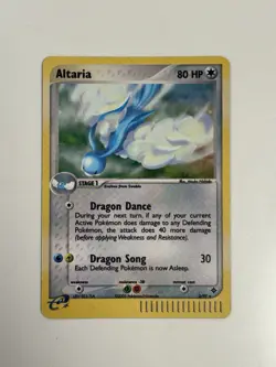 Pokemon TCG Altaria SWIRL 2/97 Dragon Holo E-Reader - Image 1