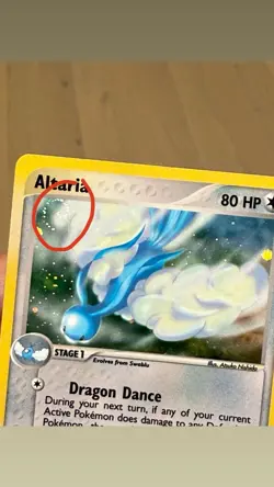 Pokemon TCG Altaria SWIRL 2/97 Dragon Holo E-Reader - Image 2