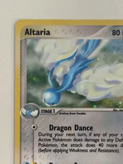 Pokemon TCG Altaria SWIRL 2/97 Dragon Holo E-Reader - Image 3