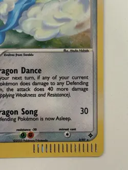 Pokemon TCG Altaria SWIRL 2/97 Dragon Holo E-Reader - Image 5