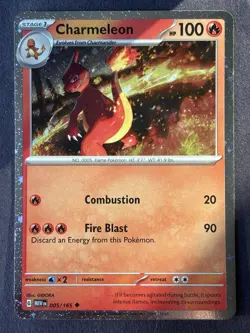 Pokemon Charmeleon SV:151 #005/165 Promo Cosmos Holo Near Mint - Image 2