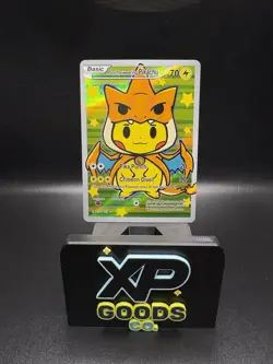 Poncho Wearing Pikachu Charizard NM Pokemon After Skool Hobby - Image 1