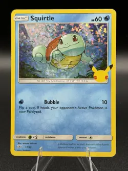 Squirtle 17/25 - 2021 Mcdonald’s 25th Anniversary -LP Pokemon TCG - Image 1