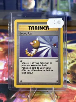 Scoop Up 107/130 Base Set 2 Pokemon ✨🔥SHIPS FAST 💨+FREE GIFT 🎁 RARE📈 - Image 1