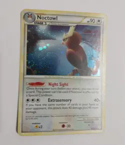 Pokemon Noctowl 8/123 Heartgold & Soulsilver Holo MP - Image 1