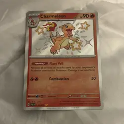 Charmeleon 110/091 SV: Paldean Fates Holo Shiny Rare Stage 1 Pokemon TCG English - Image 1