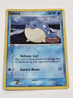 Spheal 65/108 Power Keepers Reverse Holo Pokemon TCG Basic Common 2007 - Image 1