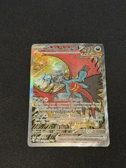 Pokemon TCG Roaring Moon EX 162/131 Prismatic Evolutions SIR Full Art Secret LP - Image 1