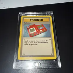 Pokemon TCG Trainer Pokedex 87/102 Original Base Set WOTC uncommon - LP - Image 1