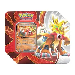 Pokemon Paradox Destinies Tin-Gouging Fire ex Tin w/5 Booster Packs New/Sealed - Image 1