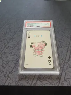 GEM MINT Pokemon: Snubbull 2 Of Clubs #209 Gold P/C 2000 RARE - PSA 10 - E121 - Image 3