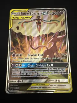 Espeon & Deoxys GX [Jumbo] #SM240 Pokemon Promo - Image 1