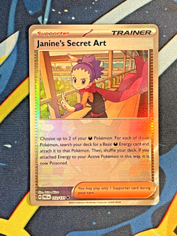 Holofoil - Janine's Secret Art - 112/131 (Poke Ball Pattern) - 112/131 - SV: ... - Image 1