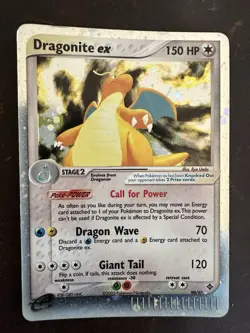 Pokemon TCG EX Dragon 90/97 Dragonite ex Ultra Rare LP - Image 1