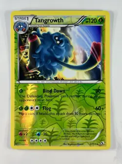 Tangrowth 2013 Pokemon Legendary Treasures Reverse Holo #2/113 * Light Play - Image 1