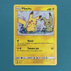 Pokemon Pikachu SM162 Sun & Moon Team Up Blister Pack Promo - Image 1
