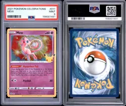 2021 POKEMON CELEBRATIONS #011 MEW PSA 9 - Image 3