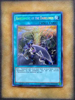 Yugioh Banishment of The Darklords DESO-EN034 Secret Rare 1st Ed NM - Image 1