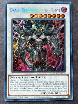 Yu-Gi-Oh! TCG Draco Berserker of the Tenyi 2020 Tin of Lost Memories MP20-EN166 - Image 1