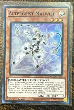 Yu-Gi-Oh! TCG Altergeist Malwisp Duelist Nexus DUNE-EN009 1st Edition Super Rare - Image 1